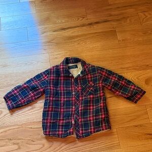 Mayoral Plaid Button-Up Shirt